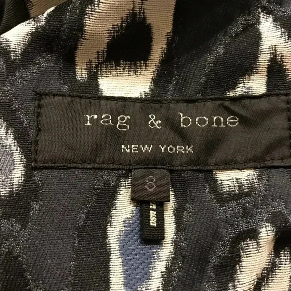 rag & bone Black and White Blazer - Picture 8 of 8